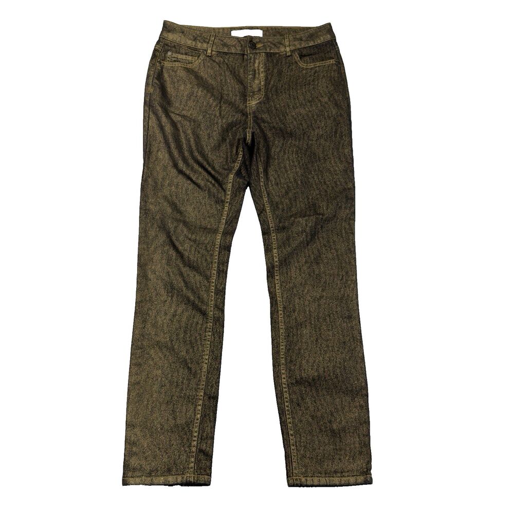 C Denim 1946 Hi-Rise Skinny Jeans Womens Size‎ 8 (32x29 fit) Metallic Y2K Glam
